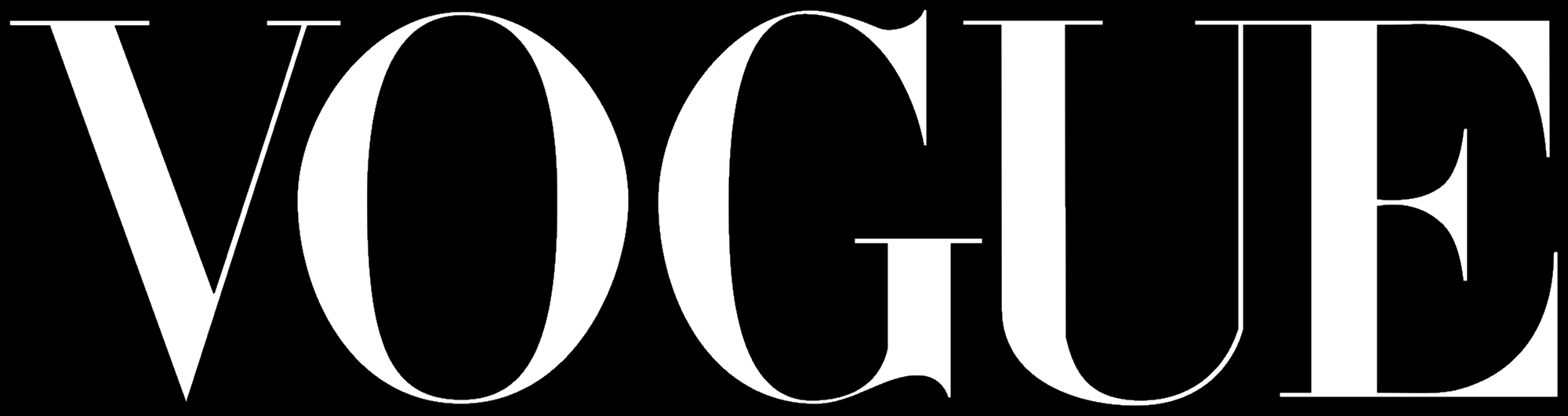 Vogue White Logo - LogoDix