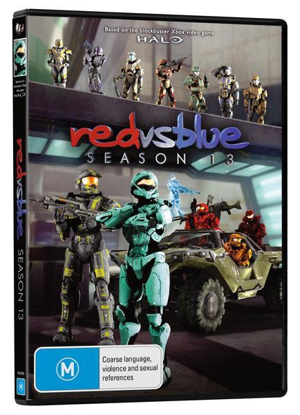 Red Vs. Blue Remastered Logo - RED VS BLUE - SEASON 13 – Rooster Teeth Store Australia