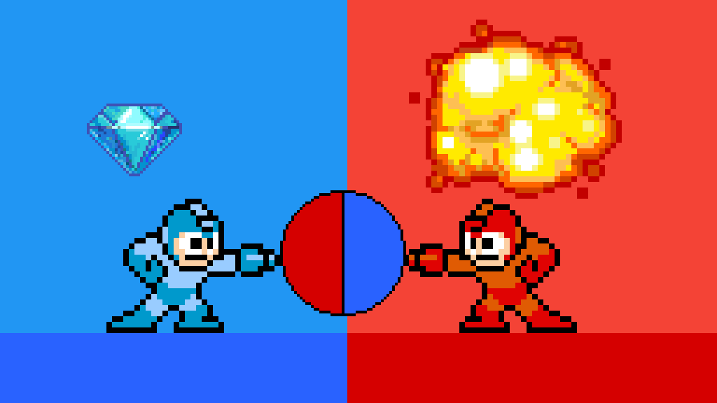 Red Vs. Blue Remastered Logo - Pixilart vs. Blue Remaster