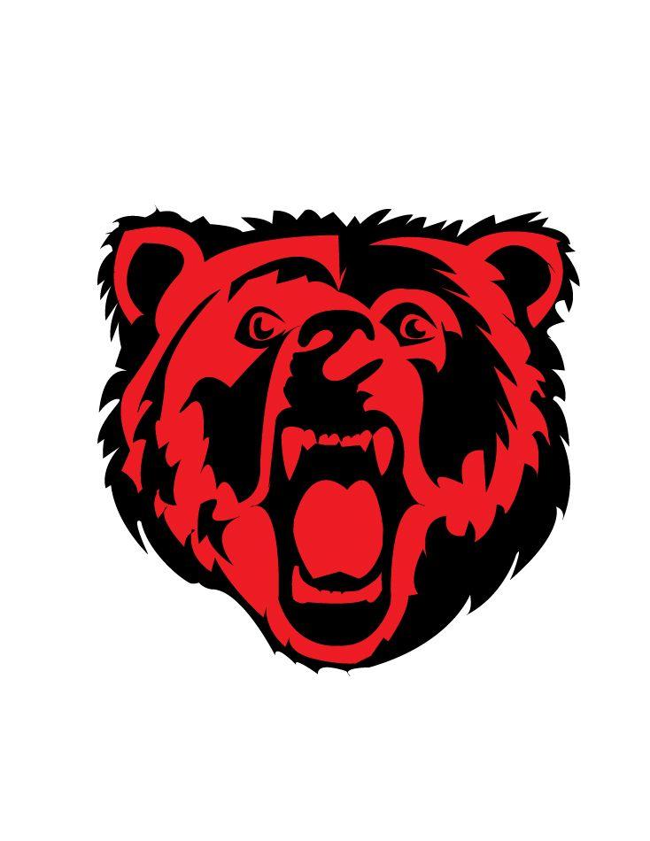 Red and Black Bear Logo - MascotDB.com