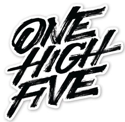 To Die for Logo - Die Cut Logo Sticker | One High Five | LB, CA