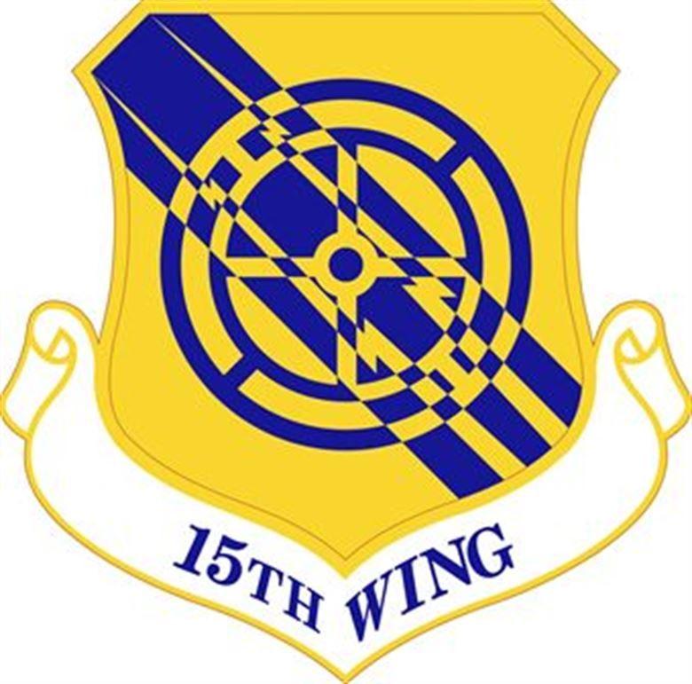 Yellow Wing Logo - The 15th Wing Shield > 15th Wing > Display