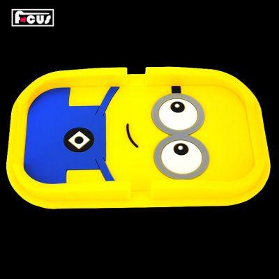 Little Yellow Man Logo - Supply PVC mobile phone rubber mat small yellow man mobile phone mat-