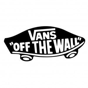 Black and White Vans Car Logo - Vans 'Off The Wall' Logo Car/Van/Window Decal