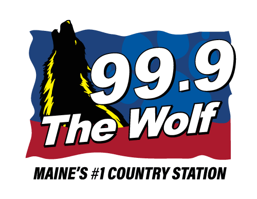 Country 104.5 Radio Logo - 99.9 The Wolf. Maine's Country Music Station, ME