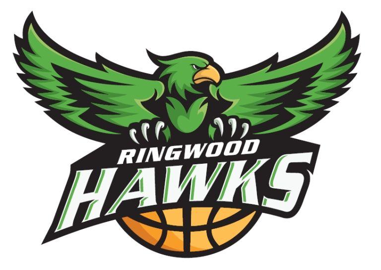 Green Hawk Logo - Home - Ringwood Basketball Association - SportsTG
