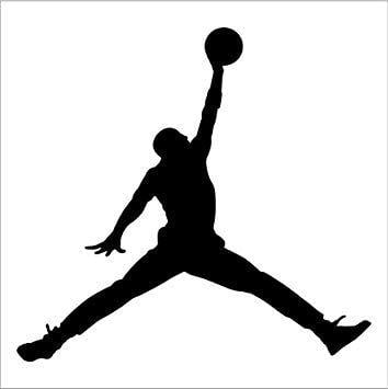 Black Person Logo - greatman Air Jordan Nike Jumpman Logo Vinyl Sticker