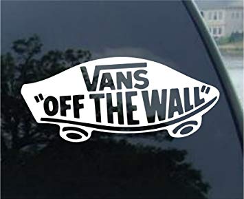 Off the Wall Car Logo - Amazon.com: Crawford Graphix Vans Off The Wall Car Window Vinyl ...
