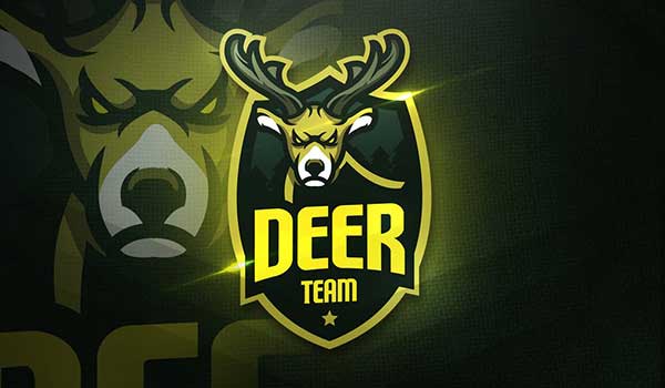Deer Sports Logo - Deer Sports Animal Mascot Logo Design