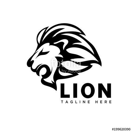 Roaring Lion Logo - mane art roaring lion logo