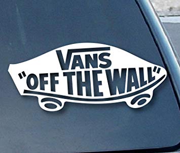 Off the Wall Car Logo - PT INDOPEMA Car Sticker Bumper Decal Vans Off The Wall Vinyl 177mm