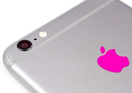 Silver Neon Apple Logo - Amazon.com : Neon Pink Color Changer Overlay for Apple iPhone 6