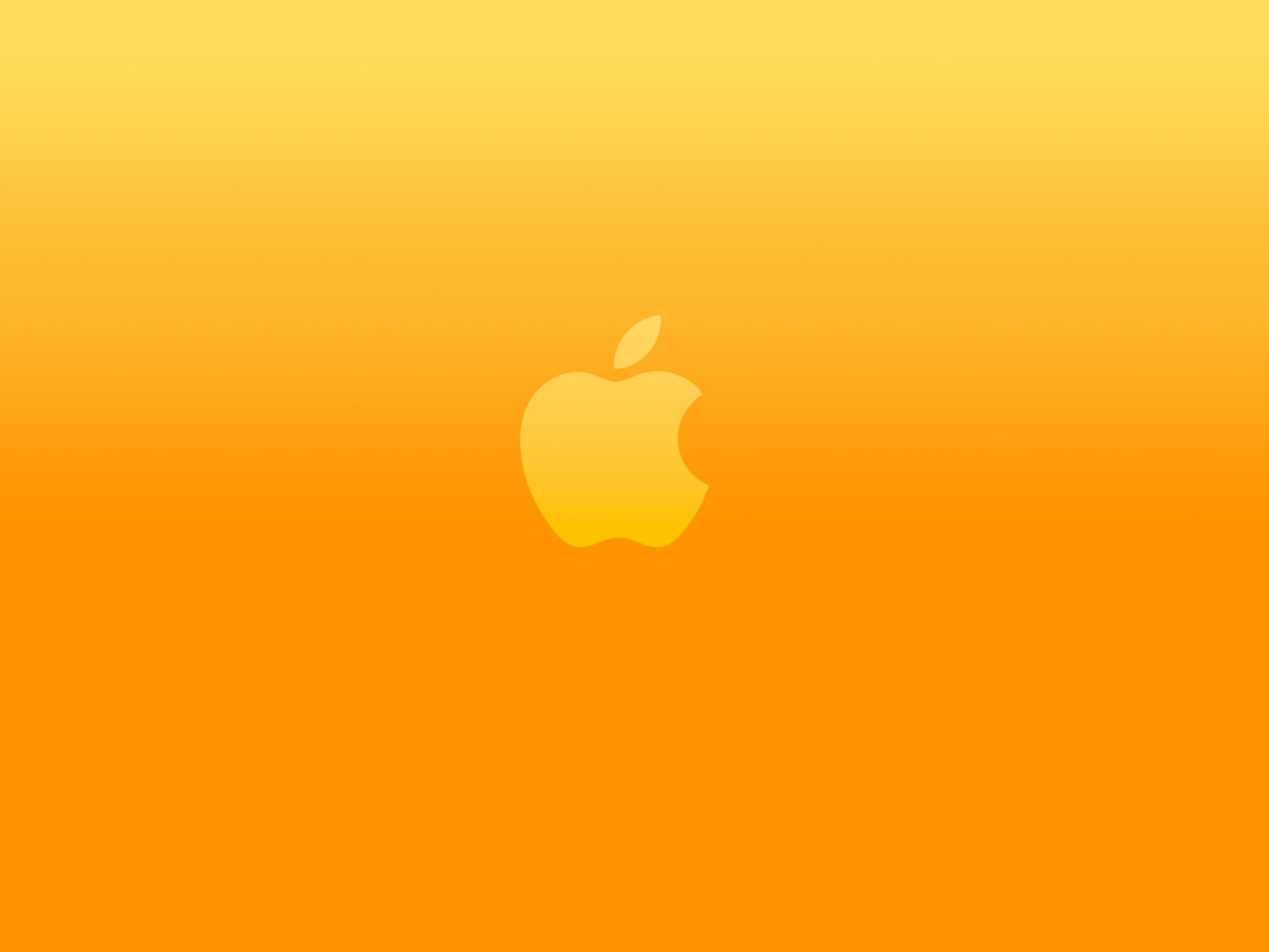 Orange Apple Logo - 20 Excellent Apple Logo Wallpapers