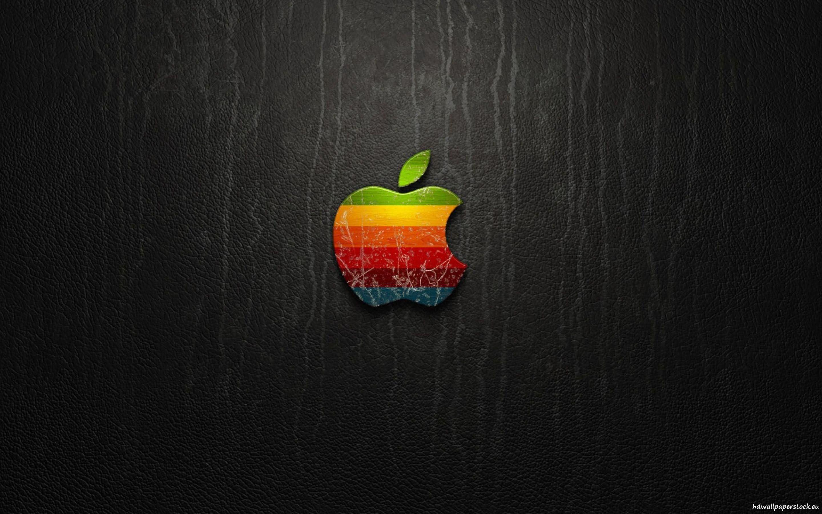 Silver Neon Apple Logo - Apple Logo HD Wallpaper