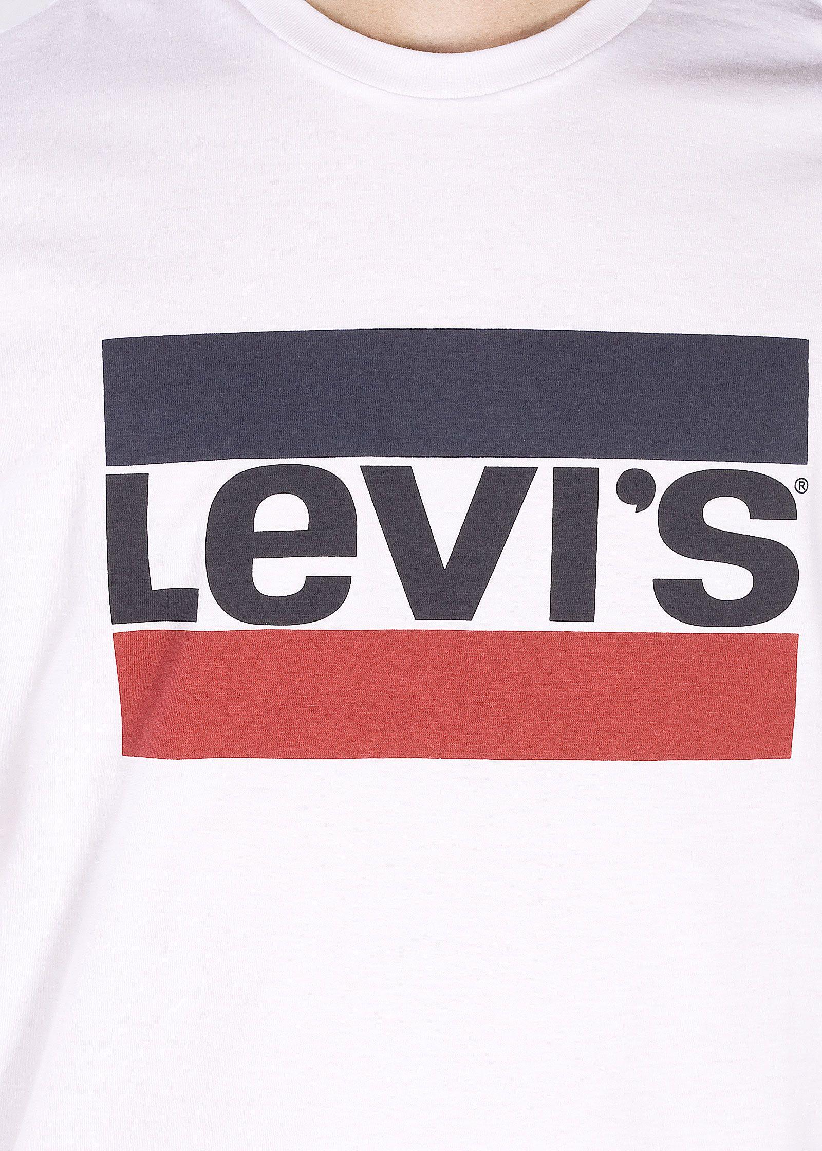 Levi's Logo - Men's T Shirt Levi's® Sportswear Logo Graphic Sleeve White