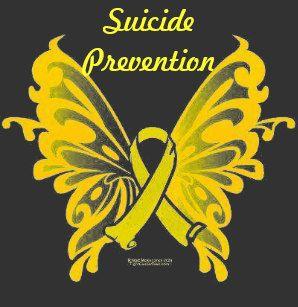 suicide prevention symbol butterfly