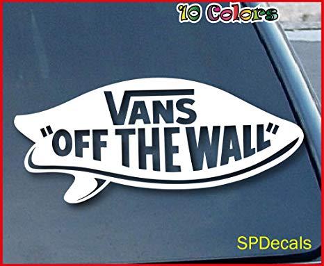 Off the Wall Car Logo - Vans Off The Wall Skateboard Surfing Car Window Vinyl Decal Sticker ...