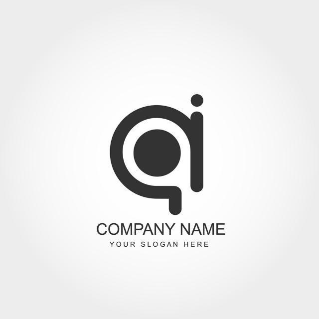 Ai Logo - Initial Letter AI Logo Template Vector Design Template for Free