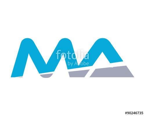 MA Logo - MA Letter Logo Modern Stock Image And Royalty Free Vector Files
