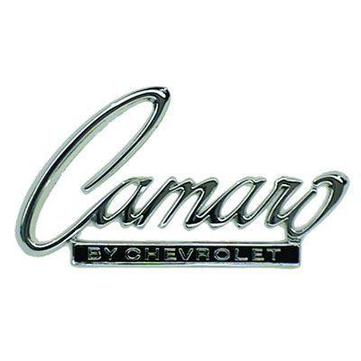 Old Camaro Logo - 1968-1969 Chevy Camaro HEADER EMBLEM;Camaro BY CHEVROLET;ALSO FITS ...