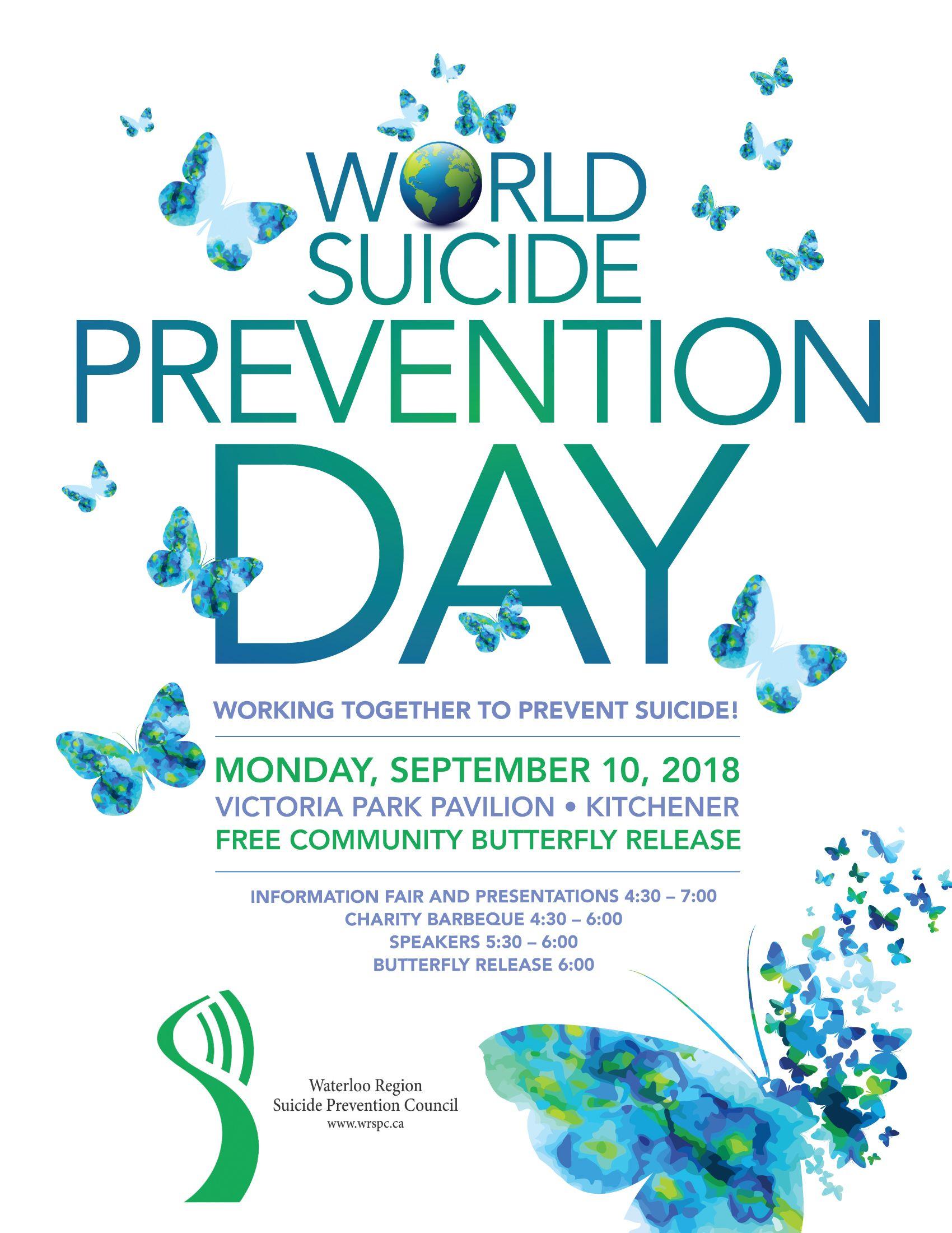 Butterfly Suicide Prevention Logo - World Suicide Prevention Day 2018 - WRSPC