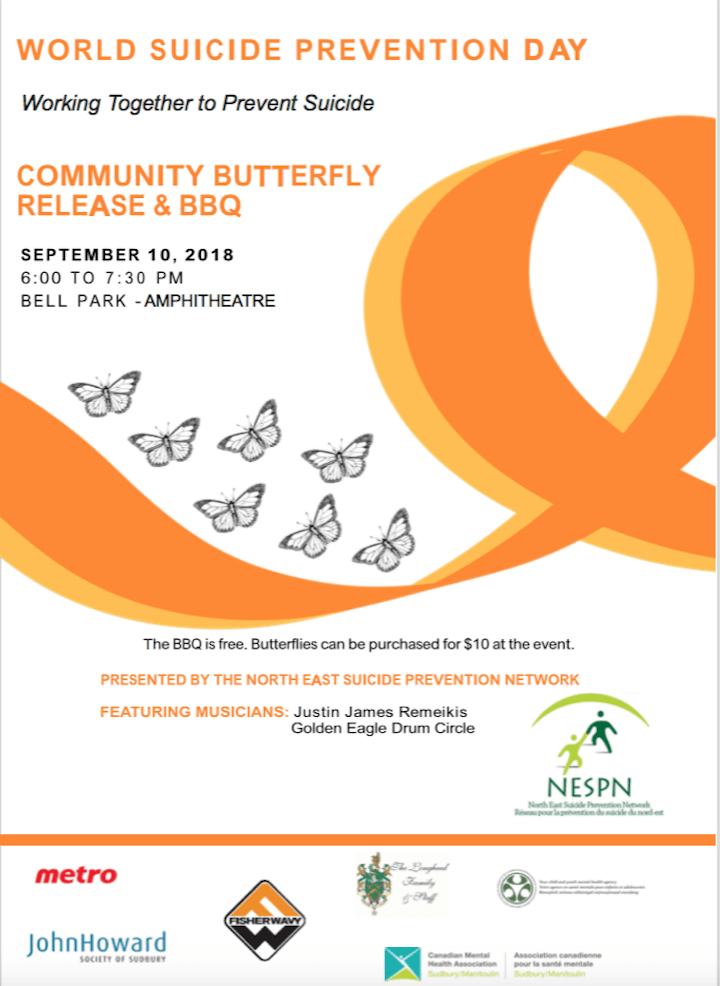 Butterfly Suicide Prevention Logo - Community Butterfly Release for World Suicide Prevention Day ...