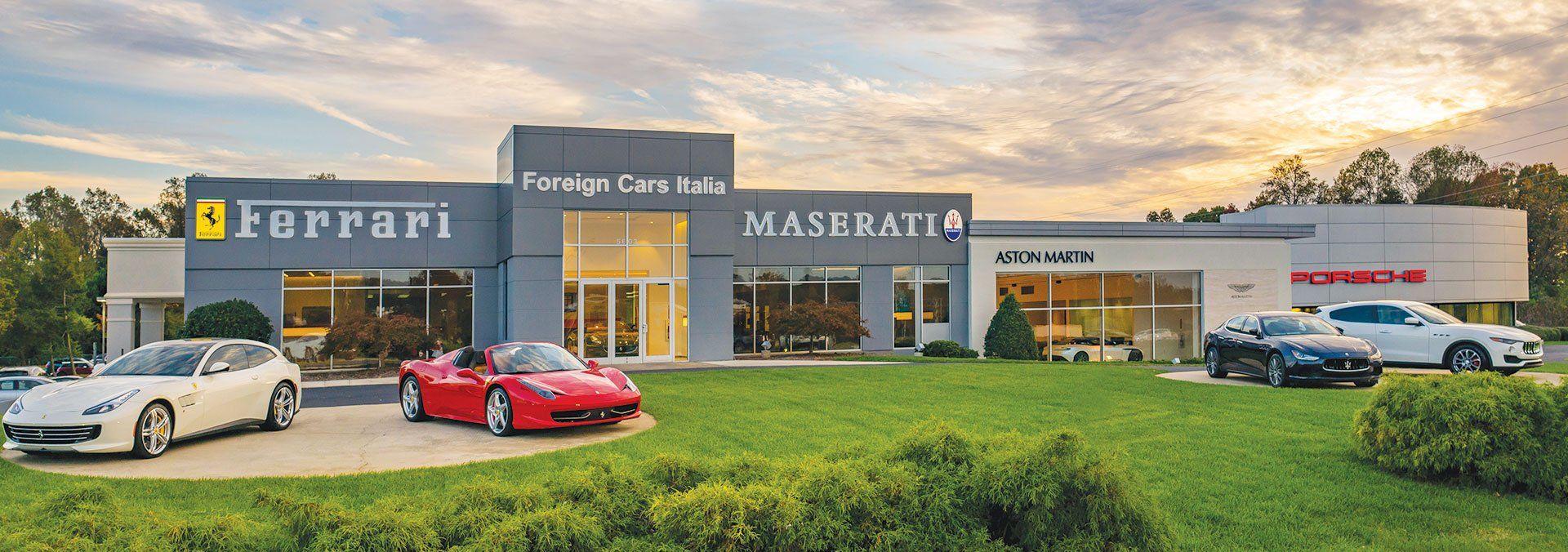 Foreign Cars Italia Logo - Greensboro Aston Martin, Ferrari, Maserati, Porsche Dealer