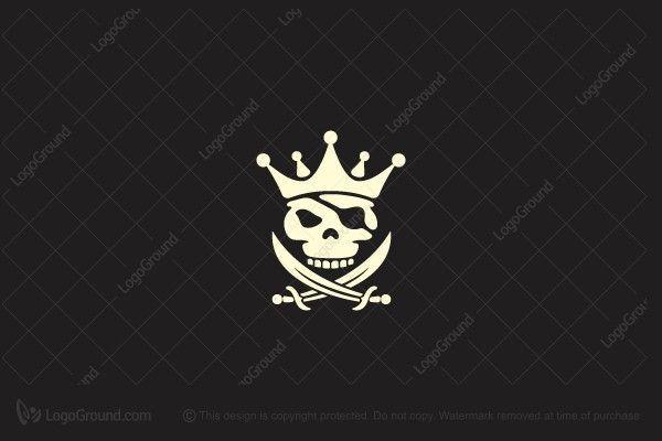 Savage King Logo - Exclusive Logo 84097, Pirate King Logo | Logo For Sale | Pinterest ...