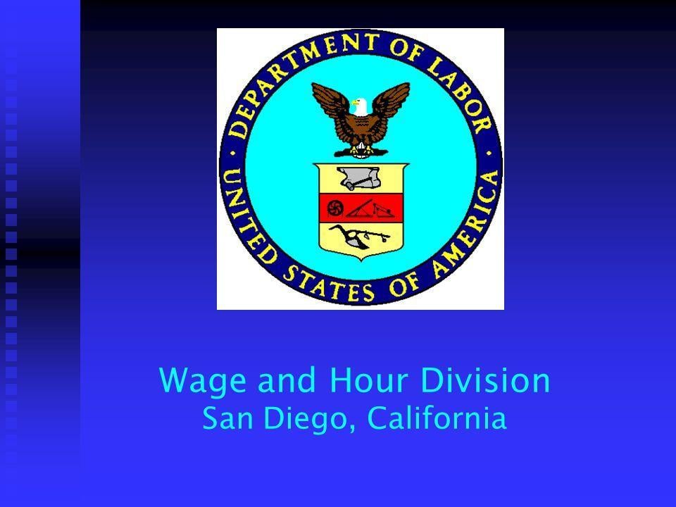 Wage and Hour Division Logo - Wage and Hour Division San Diego, California. Davis-Bacon Act ...