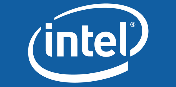 White On Blue Logo - Intel logo white png 3 » PNG Image