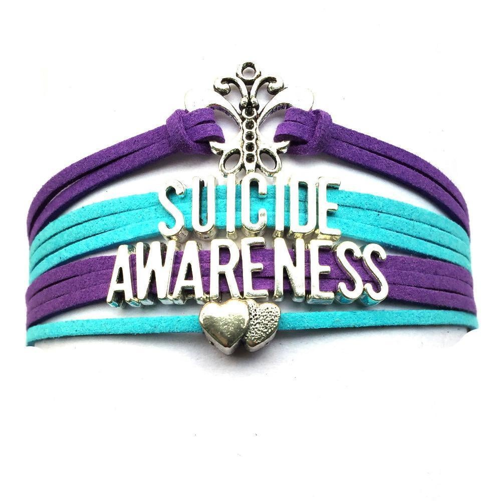 Butterfly Suicide Prevention Logo - Suicide Prevention Butterfly Bracelet – Aspire Gear