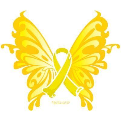 Butterfly Suicide Prevention Logo - Suicide Prevention Ribbon Butterfly Cutout | Tattoos | Pinterest ...