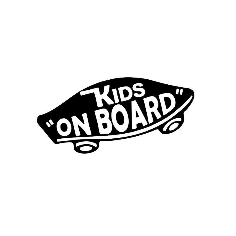Off the Wall Car Logo - INTERNAL 'Kids On Board' Baby on Board Vans Off the Wall Baby