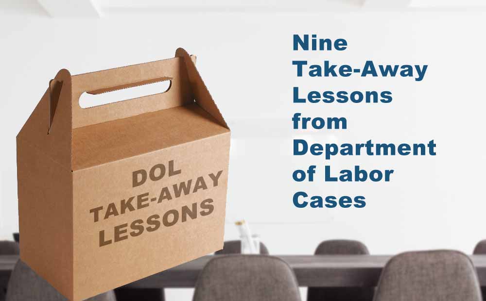 Wage and Hour Division Logo - Examining DOL Wage & Hour Division Cases - Take Away Lessons from ...
