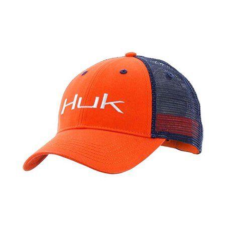 Huk Logo - Huk Logo Orange/Black Trucker Cap - Walmart.com
