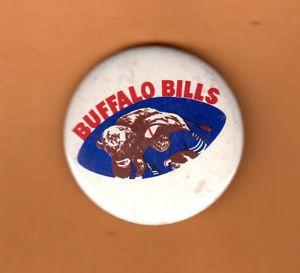 Bills Old Logo - 1960's BUFFALO BILLS AFL OLD LOGO PIN BACK BUTTON UNSOLD STOCK