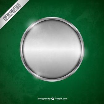 Metallic Circle Logo - Silver Vectors, Photos and PSD files | Free Download
