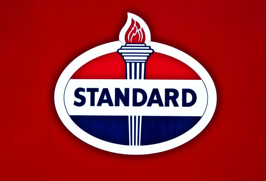 Standard Oil Logo - Standard Oil Sign Photograph