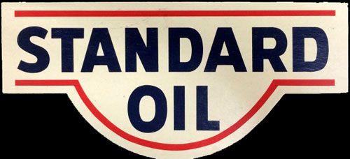 Standard Oil Logo - Standard - Vintage Gas - Oil Signs, from Garage Art LLC