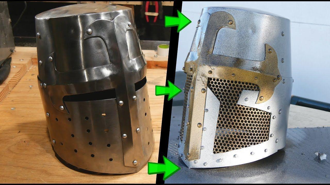 Crusader Helmet Logo - Turning a Cheapie Crusader Helmet into ✞The APOCRUSADER Helm ...