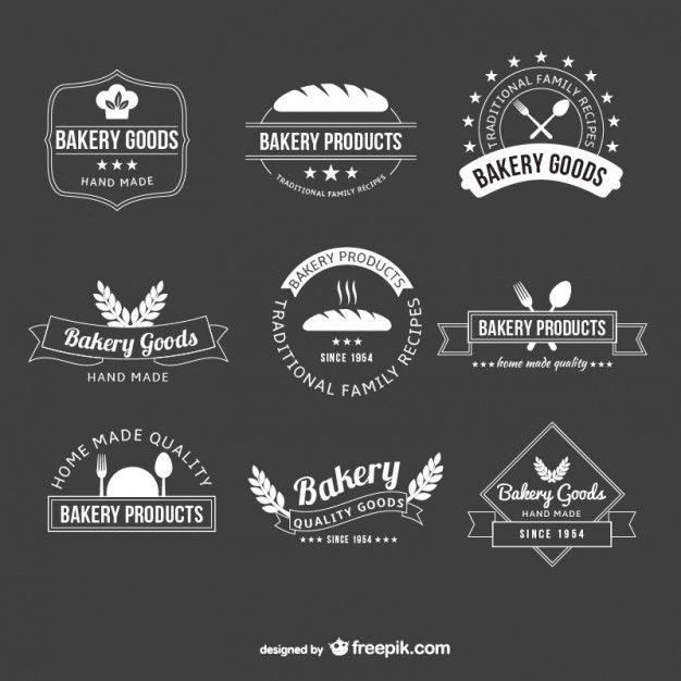 Rustic Bakery Logo - Black and white bakery logos Vector | Free Download
