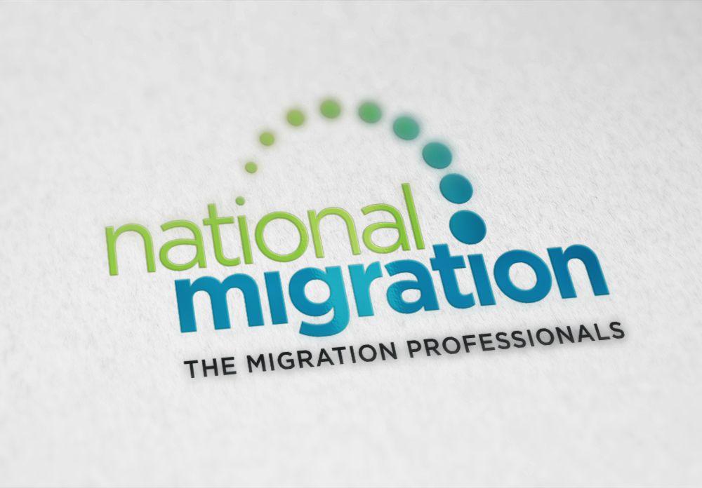 Individual Business Company Logo - National Migration - Logo Design - Kore Graphic Design