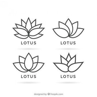 Black and White Lotus Logo - Lotus Vectors, Photos and PSD files | Free Download