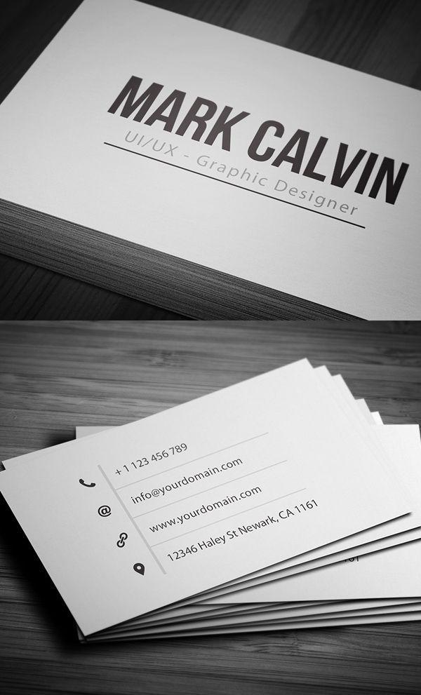 Individual Business Company Logo - Clean, simple business card design | Design | Business Cards ...