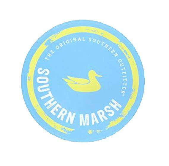 Southern Marsh Logo - Southern Marsh Sticker Breaker Blue: Clothing