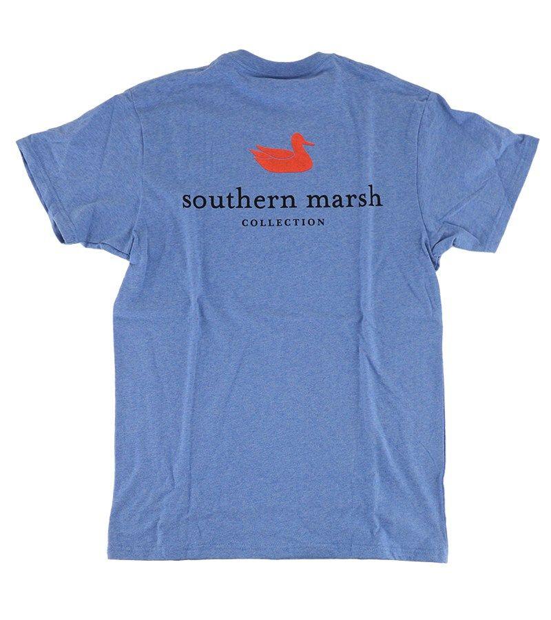 Southern Marsh Logo - Southern Marsh S/S Authentic Logo Tee, Navy - Randy Price and Company