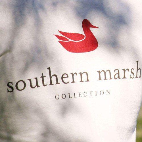 Southern Marsh Logo - Southern Marsh Authentic L/S T-Shirt - White - Nowells Clothiers