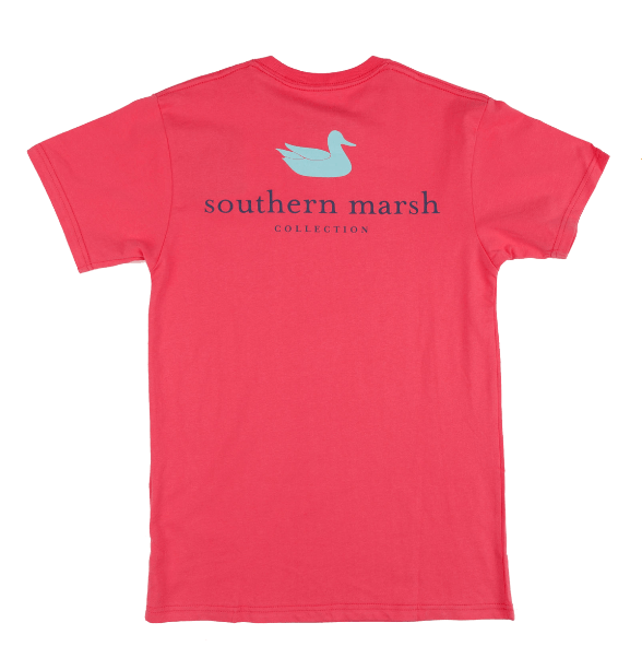 Southern Marsh Logo - Southern Marsh Authentic Short Sleeve T-Shirt in Strawberry ...