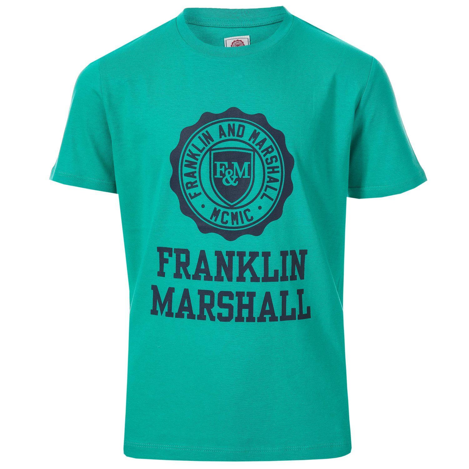 F and M Logo - Infant Boys Franklin And Marshall F And M Logo T-Shirt In Green ...