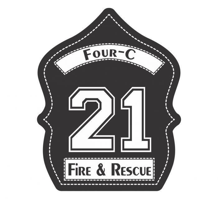 Four C Logo - Four C Fire Rescue Customer Decal 04072015